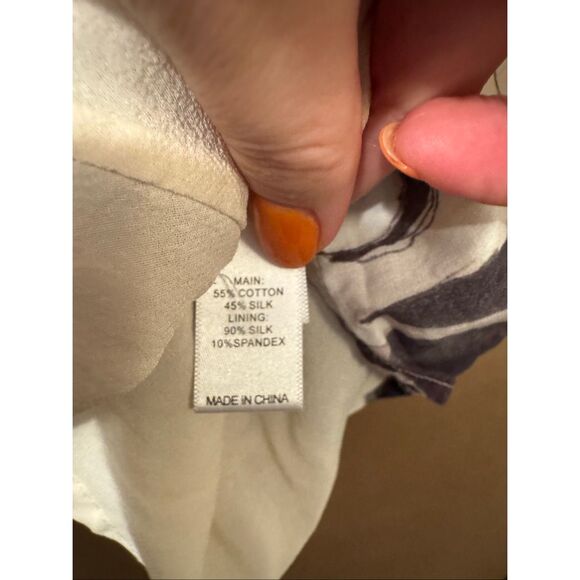 St. John Silk & Cotton Skirt - Picture 10 of 11